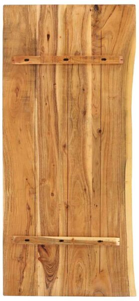 VidaXL tömör akácfa fürdőszoba piperepolc 140x52x3,8 cm