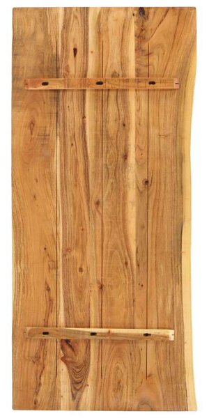 VidaXL tömör akácfa fürdőszoba piperepolc 140x52x2,5 cm