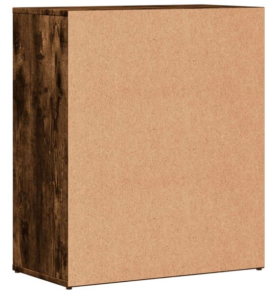 VidaXL Tölgyfa Tálalószekrény Szett - 2 db - 60x31x70 cm