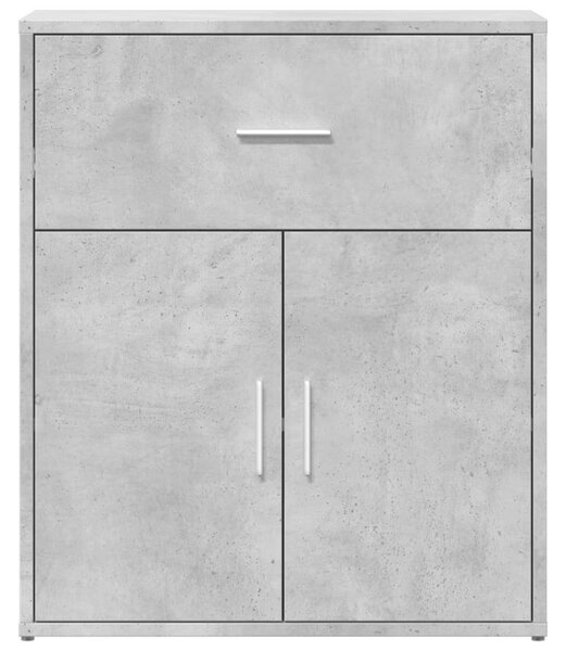 VidaXL Tálalószekrény - 2 db - Betonszürke - 60x31x70 cm