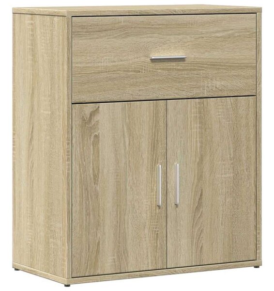 VidaXL Tálalószekrény Sonoma Tölgy - 2 db - 60x31x70 cm