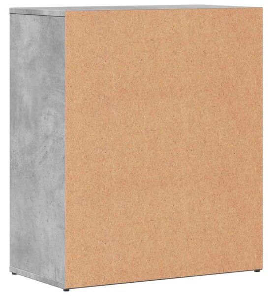VidaXL Tálalószekrény - 2 db - Betonszürke - 60x31x70 cm