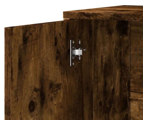 VidaXL Tölgyfa Tálalószekrény Szett - 2 db - 60x31x70 cm