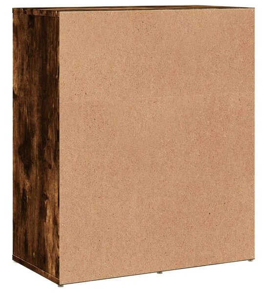 VidaXL Tölgyfa Tálalószekrény Szett - 2 db - 60x31x70 cm