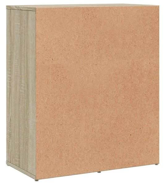 VidaXL Tölgyfa Tálalószekrény Szett - 2 db - 60x31x70 cm