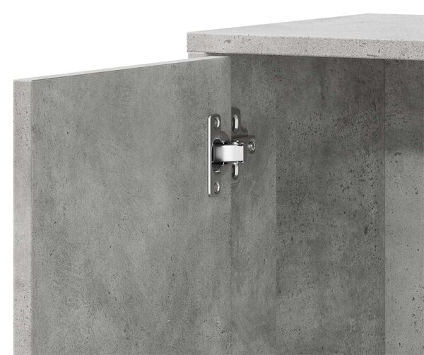 VidaXL Beton Szürke Tálalószekrény Szett - 2 db - 60x31x70 cm