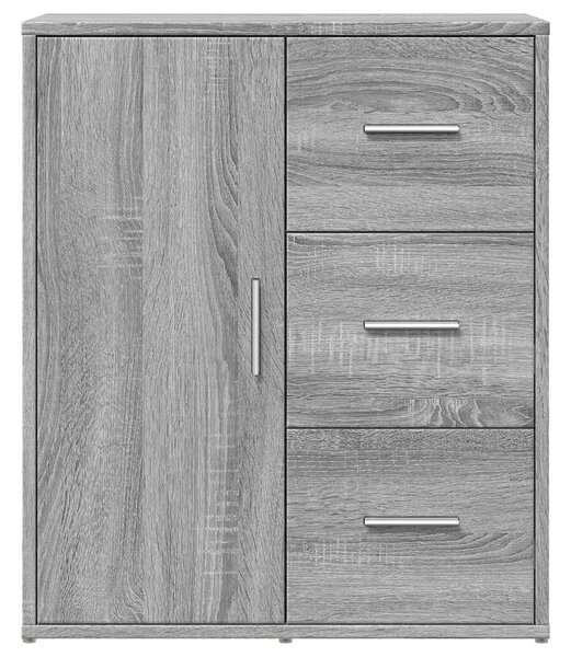 VidaXL Fa Tálalószekrény Szett - Sonoma Szürke - 2 db - 60x31x70 cm