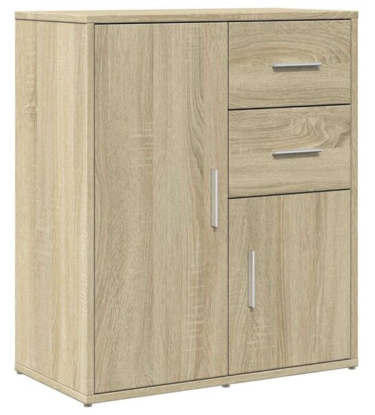 VidaXL Tálalószekrény Sonoma Tölgy - 2 db - 60x31x70 cm
