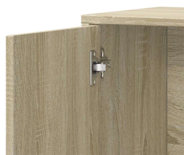 VidaXL Tálalószekrény Sonoma Tölgy - 2 db - 60x31x70 cm