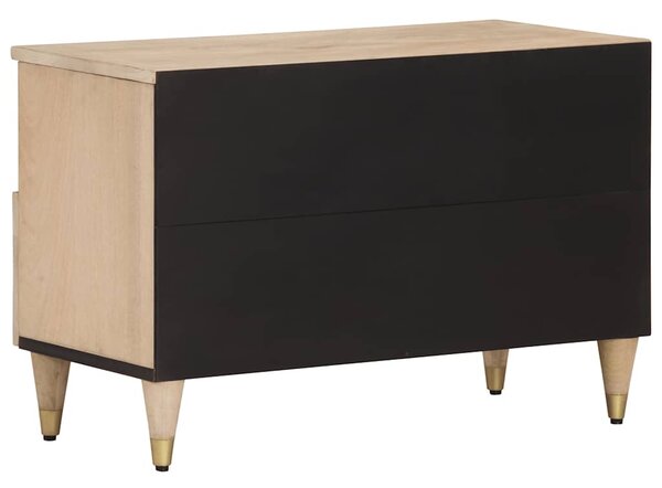 Tömör mangófa TV-szekrény 70 x 33 x 46 cm