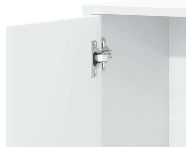 VidaXL Fehér Fa Tálalószekrény - 2 db - 60x31x70 cm