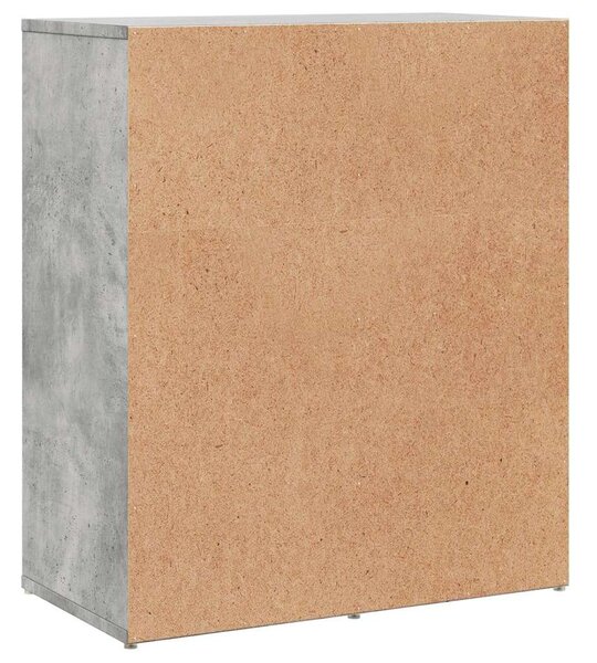 VidaXL Beton Szürke Tálalószekrény Szett - 2 db - 60x31x70 cm
