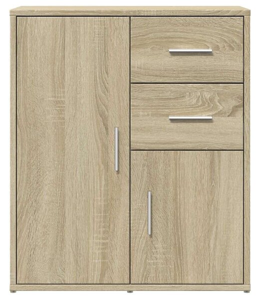 VidaXL Tálalószekrény Sonoma Tölgy - 2 db - 60x31x70 cm
