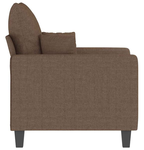 Barna szövet kanapéfotel 60 cm
