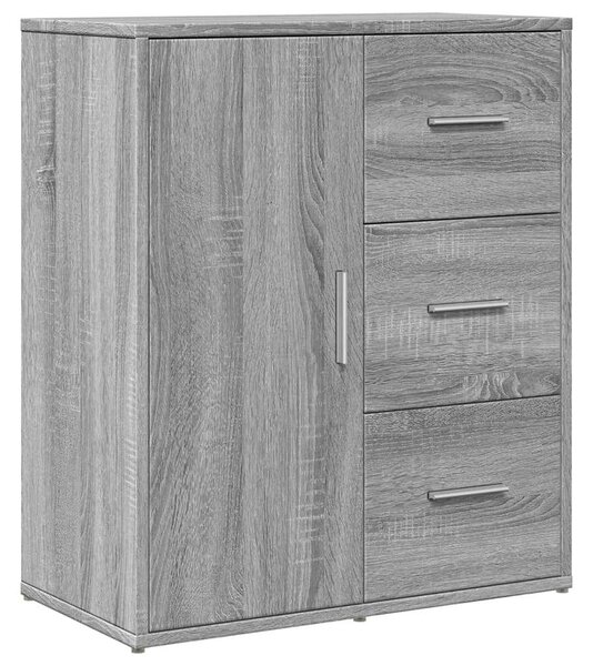VidaXL Fa Tálalószekrény Szett - Sonoma Szürke - 2 db - 60x31x70 cm