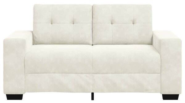 Krém bársony loveseat kanapé 120 cm