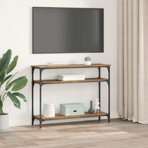 Konzolasztal Öreg fa 100 x 29 x 75 cm Szerelt Fa