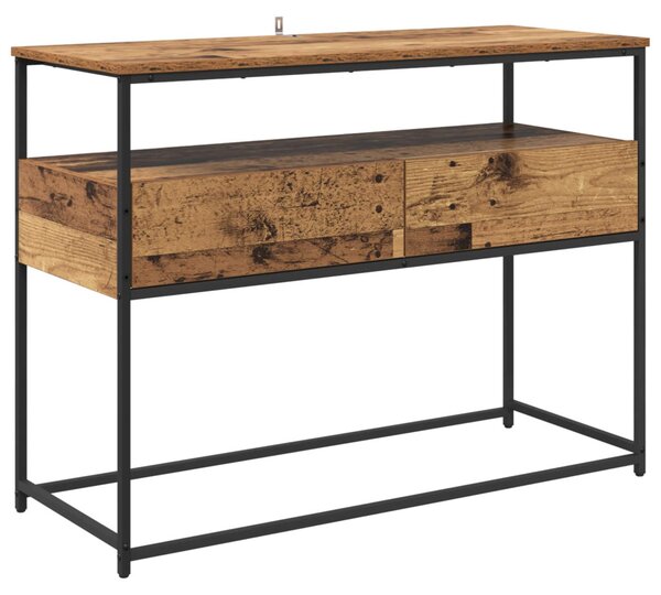 Konzolasztal Öreg fa 100 x 40 x 75 cm Szerelt Fa
