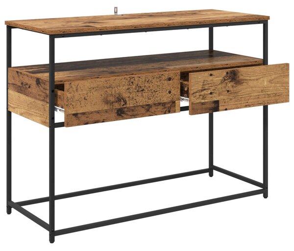 Konzolasztal Öreg fa 100 x 40 x 75 cm Szerelt Fa