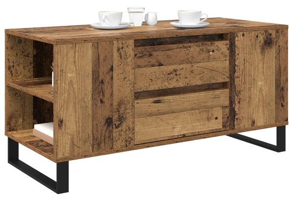 Dohányzóasztal Öreg fa 102 x 44,5 x 50 cm Szerelt Fa
