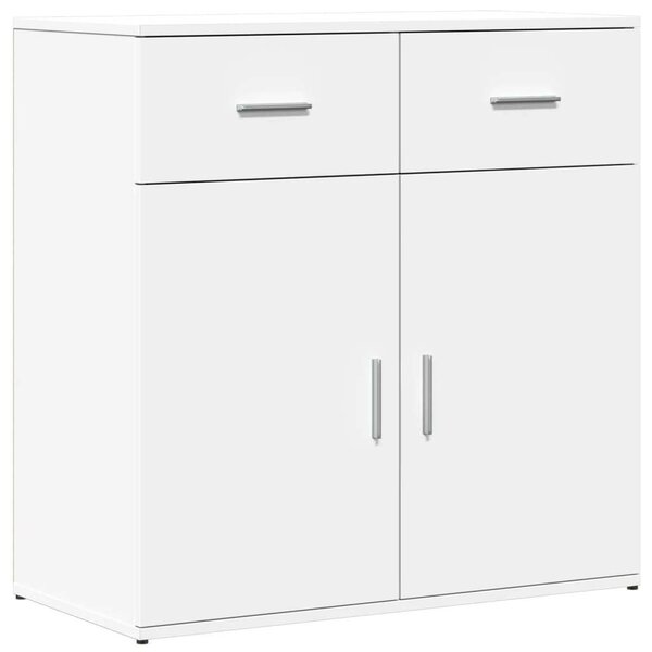 VidaXL Fehér Fa Tálalószekrény - 2 db - 79x38x80 cm