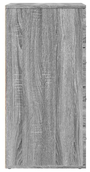 VidaXL 2 db szürke sonoma színű szerelt fa tálalószekrény 60x39x80 cm