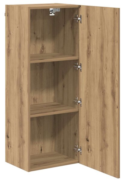 TV Fali Szekrény 40,5 x 30 x 102 cm Artisan tölgy Szerelt Fa