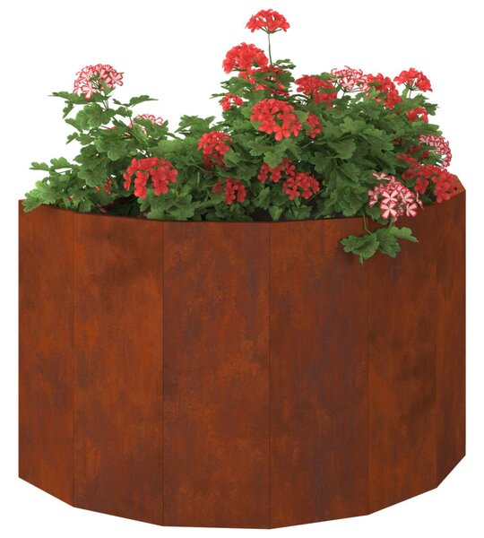 Növénytartó Rozsdás 90 x 45 x 50 cm Időjárásálló acél