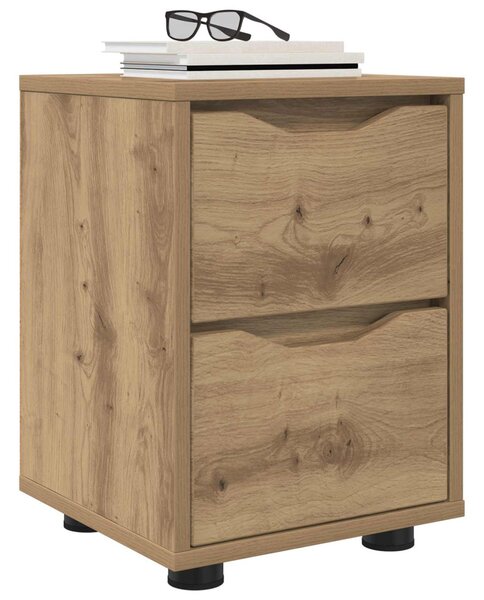 Éjjeliszekrények 2 db Artisan tölgy 30,5 x 30 x 43 cm