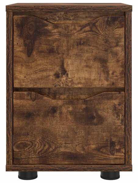Éjjeliszekrények 2 db Füstölt tölgy 30,5 x 30 x 43 cm