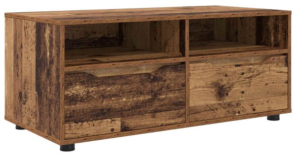 TV szekrény 100 x 48 x 43 cm Öreg fa Szerelt Fa