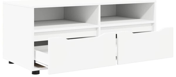 TV szekrény 100 x 48 x 43 cm Fehér Szerelt Fa