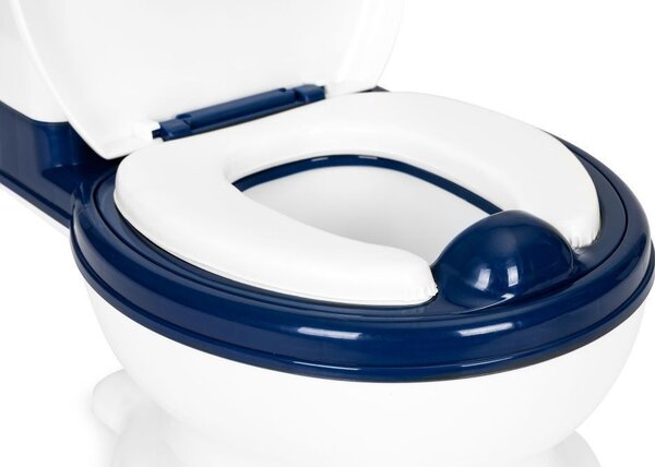 Wc formájú bili kivehető belsővel és kefével