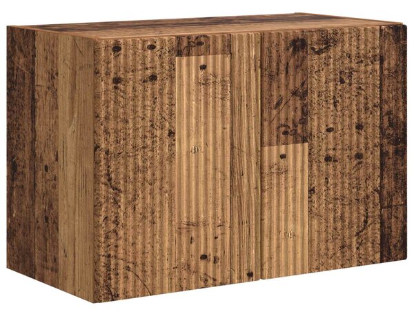 TV Fali Szekrény 59,5 x 31 x 40 cm Öreg fa Szerelt Fa
