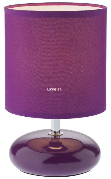 Smarter Five asztali lámpa, lila, 1xE14 foglalattal