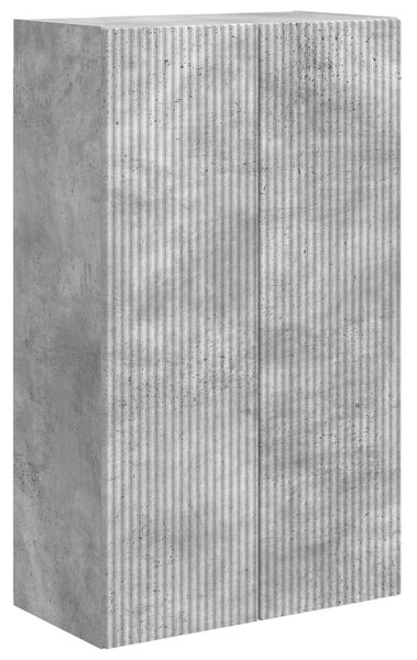 TV Fali Szekrény 59,5 x 31 x 100 cm Beton Szürke Szerelt Fa