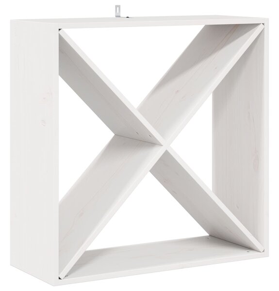 Borágas 2 db Fehér 62 x 25 x 62 cm Tömör fenyőfa