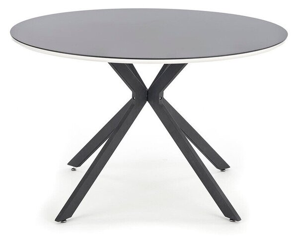 Asztal Houston 753, 76cm, Fehér, Fekete