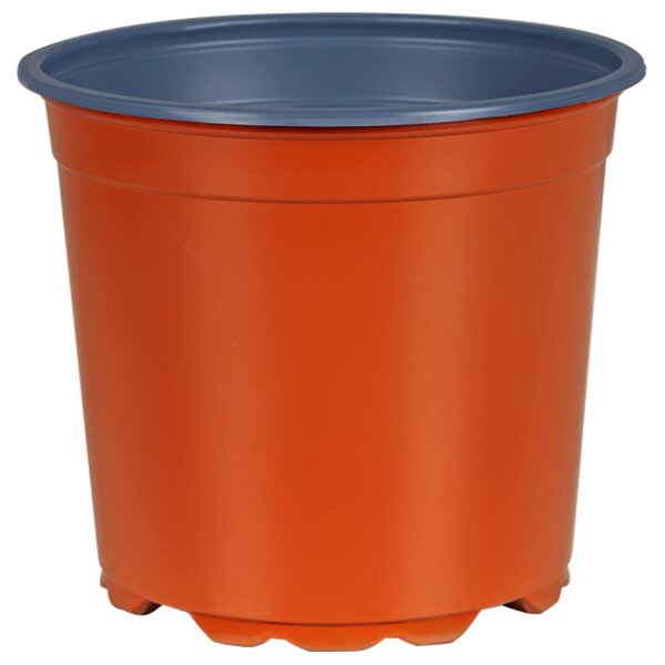 Kerek Virágcserép 100 db Terrakotta Ø 15 x 13 cm Műanyag