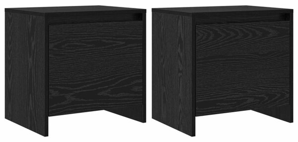 Éjjeliszekrény Fekete tölgy 45 x 34 x 44,5 cm Szerelt Fa
