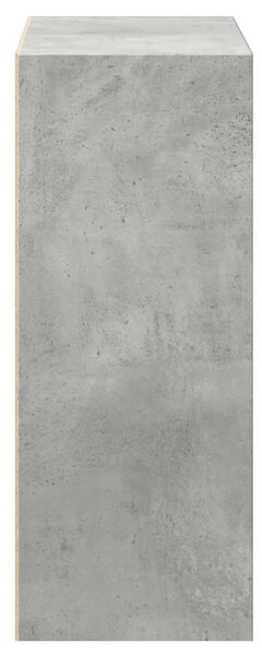 2 szintes betonszürke forgácslap könyvszekrény 60x30x76,5 cm