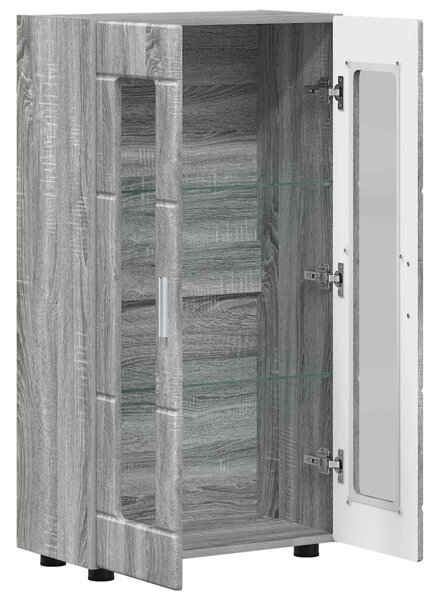 Széf FLORIN 55,5 x 29 x 100 cm Szürke Sonoma Szerelt Fa