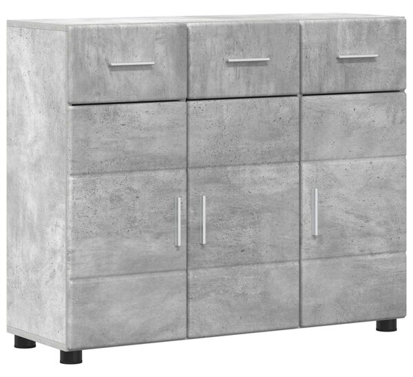 Széf FLORIN 88,5 x 30,5 x 73 cm Beton Szürke Szerelt Fa