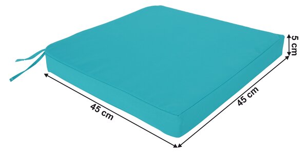 KONDELA Párna kerti ülésre, mentol, LALILA