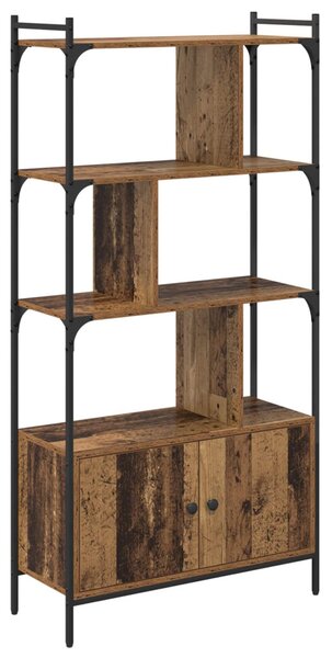Könyvszekrény 6 szintes 76,5 x 30 x 154,5 cm Szerelt Fa