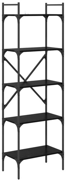 Könyvszekrény 5 szintes 56 x 32 x 174 cm Szerelt Fa