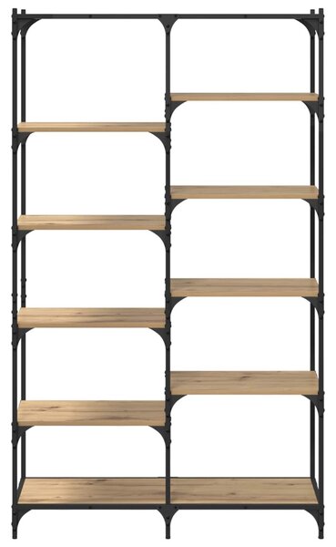 Könyvespolc 9 szintes 100 x 32 x 170 cm Szerelt Fa