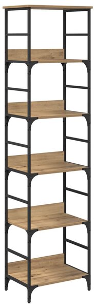 Könyvespolc 5 szintes 50 x 33 x 188,5 cm Szerelt Fa