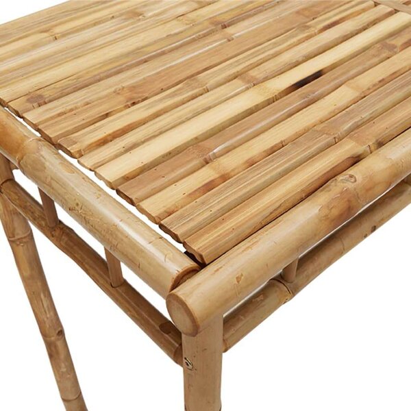 VidaXL Bambusz Kerti Asztal - 110x55x75 cm
