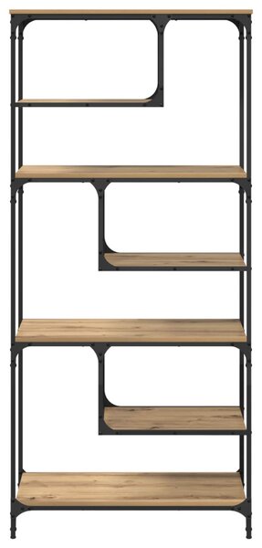 Könyvszekrény 6 szintes 81 x 36 x 176 cm Szerelt Fa